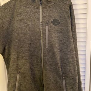 Harley Davidson Grey Performance Zip Up